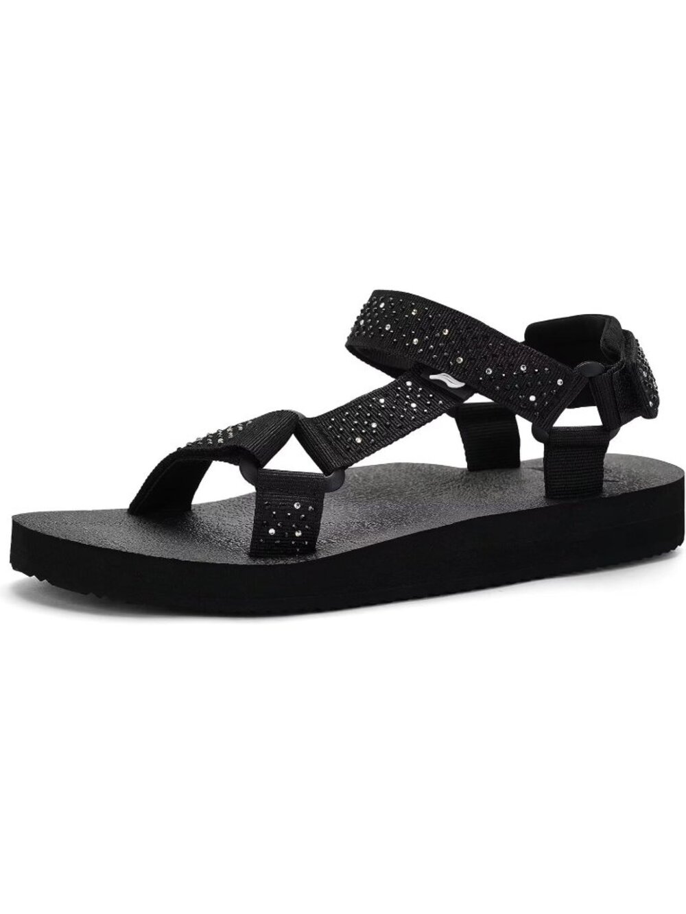 Women's Diamond Sandals Round Toe Yoga Mat Insole Outdoor Hiking Water Shoes